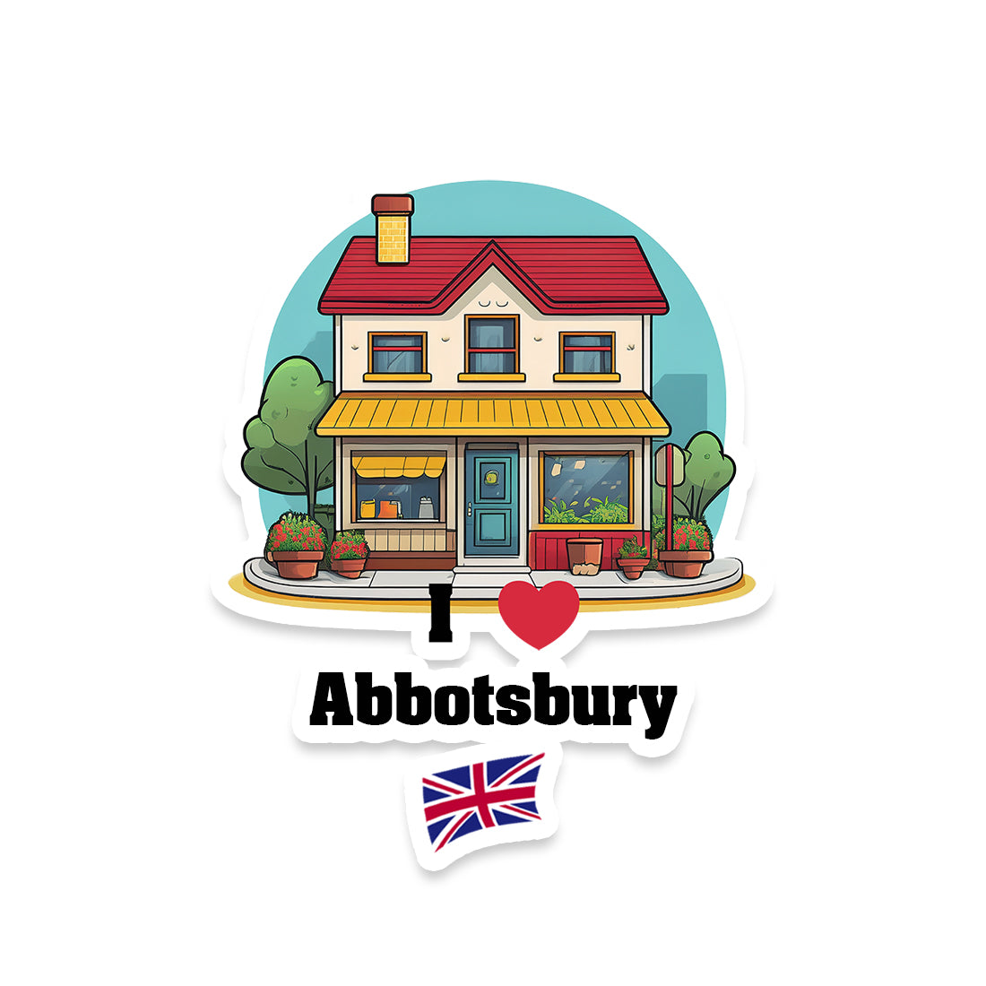 Abbotsbury Fridge Magnet