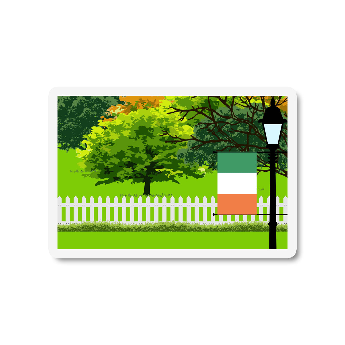 IrelTrees Street Lamp Magnet