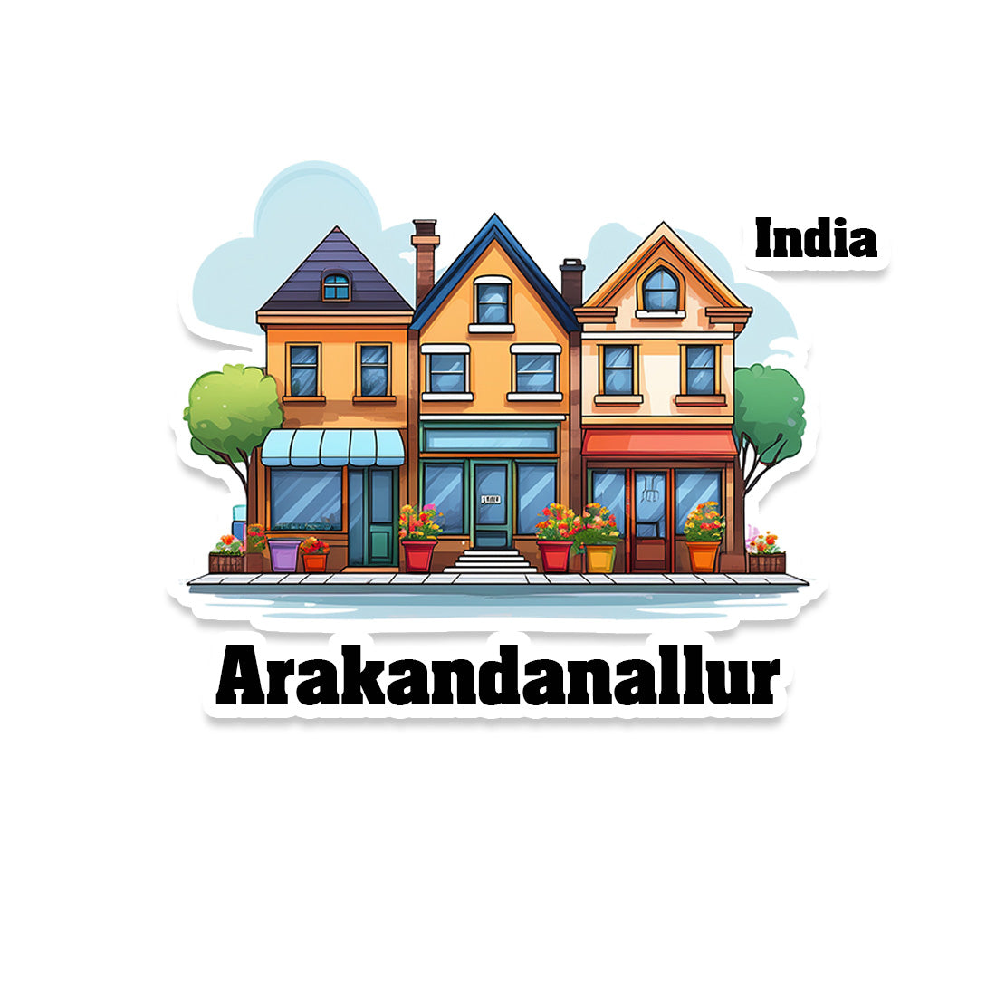 Arakandanallur Fridge Magnet
