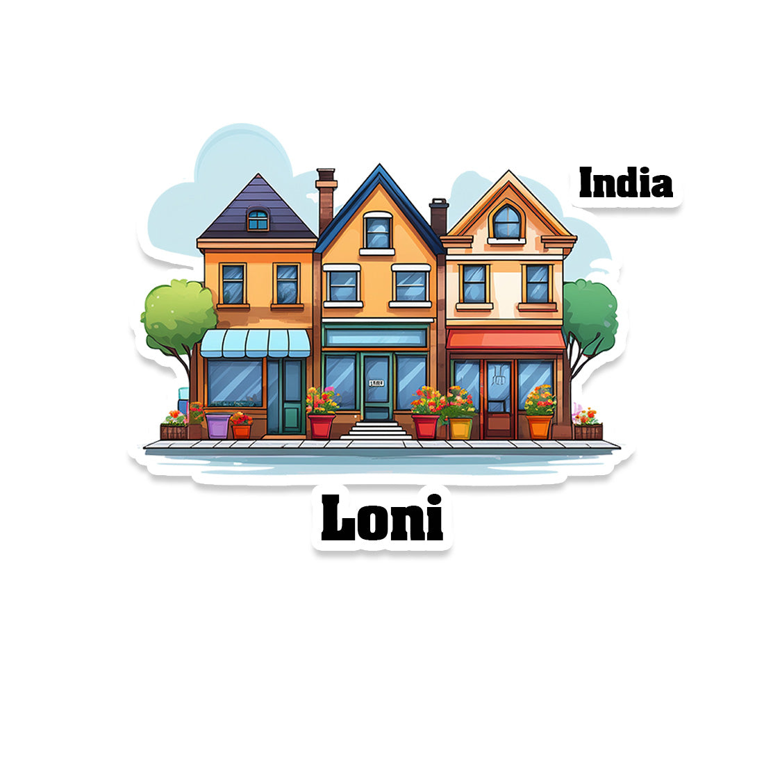 Loni Fridge Magnet