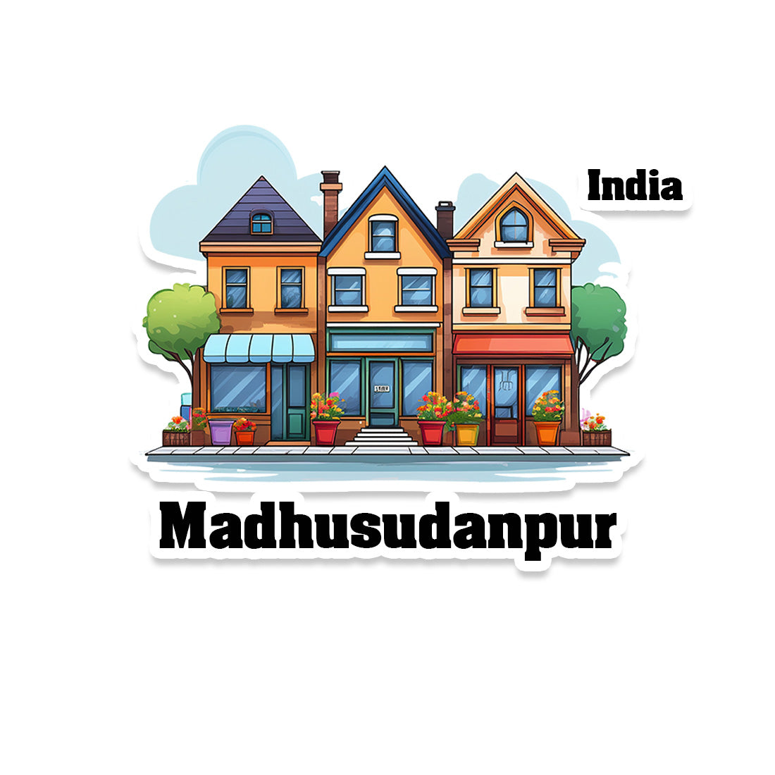 Madhusudanpur Fridge Magnet