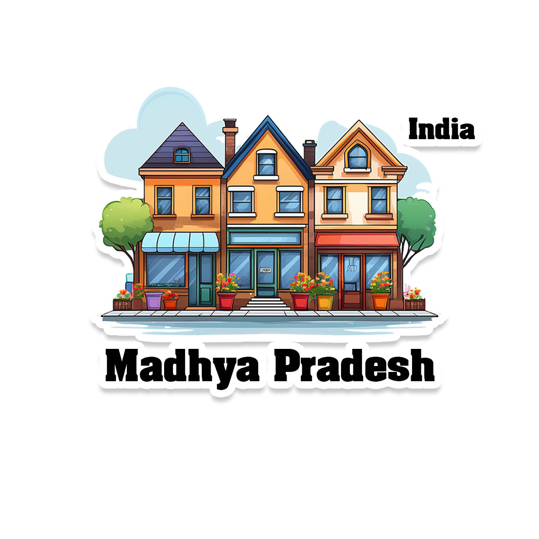 Madhya Fridge Magnet