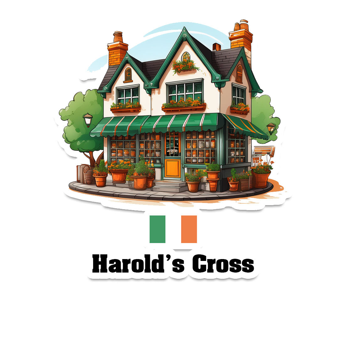 Harold's Cross Fridge Magnet