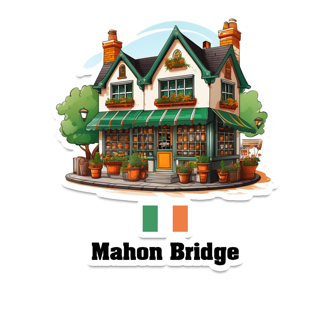 Mahon Bridge Fridge Magnet