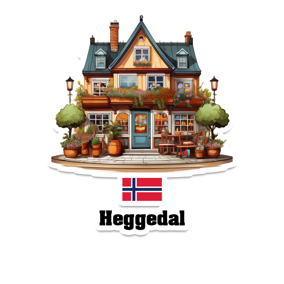 Heggedal Fridge Magnet