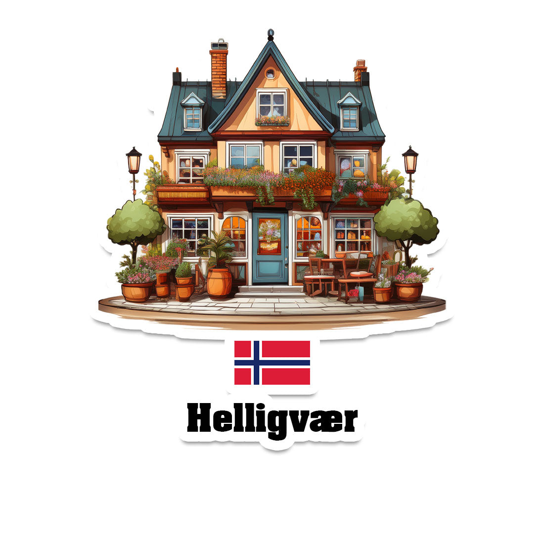 Helligvær Fridge Magnet