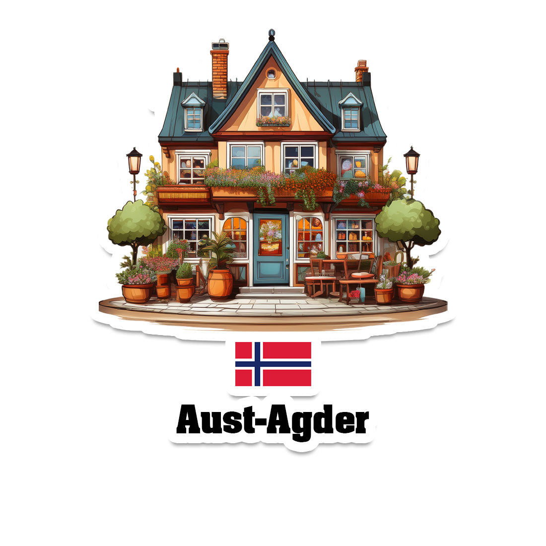 Aust-Agder Fridge Magnet