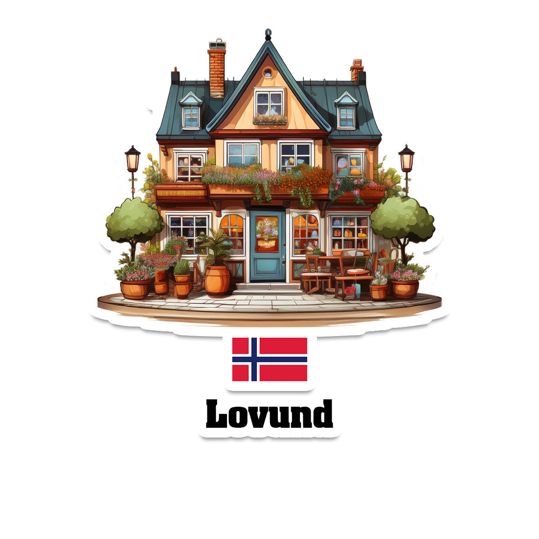 Lovund Fridge Magnet