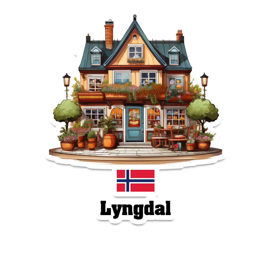Lyngdal Fridge Magnet