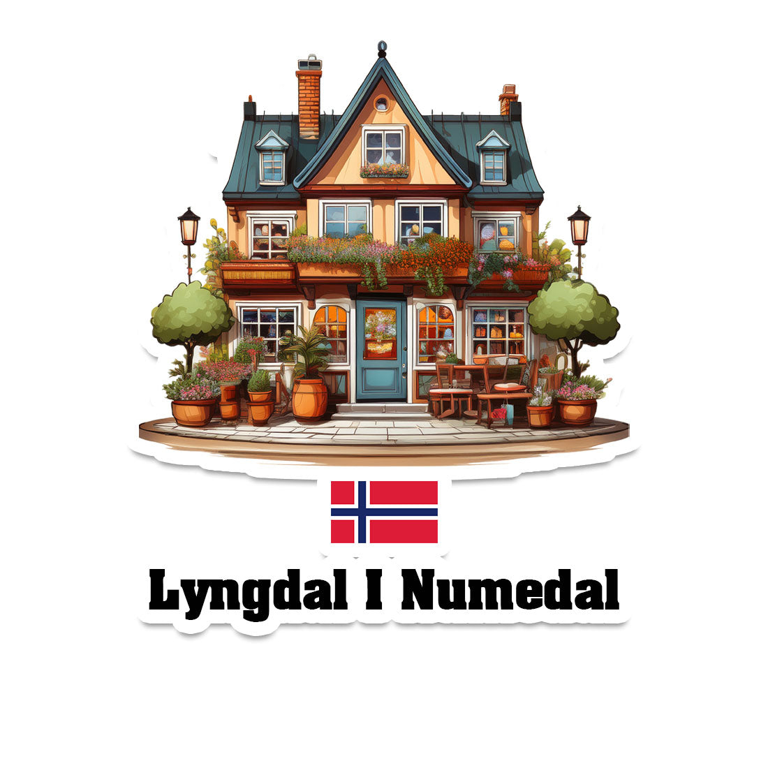 Lyngdal I Numedal Fridge Magnet
