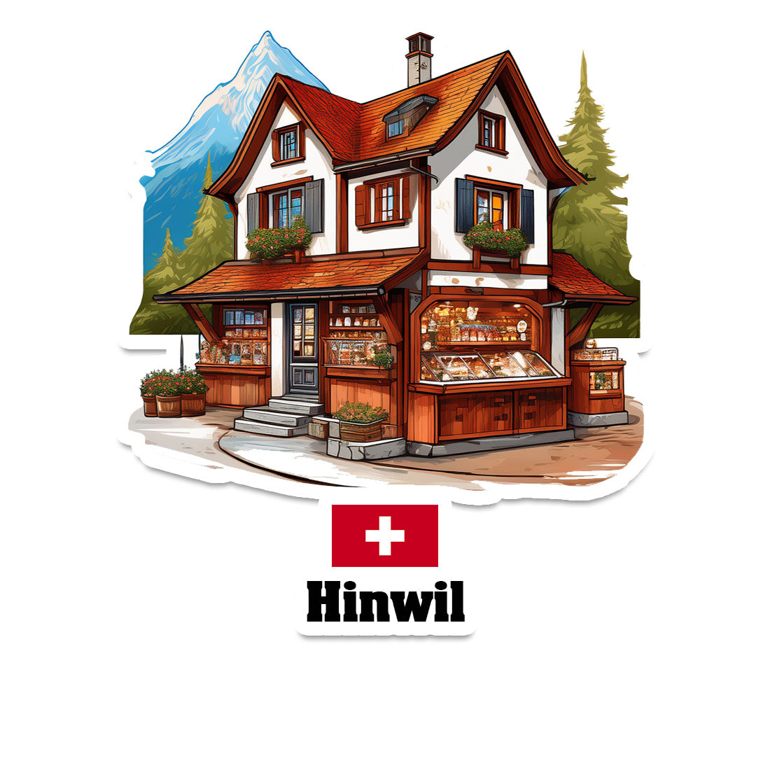 Hinwil Fridge Magnet