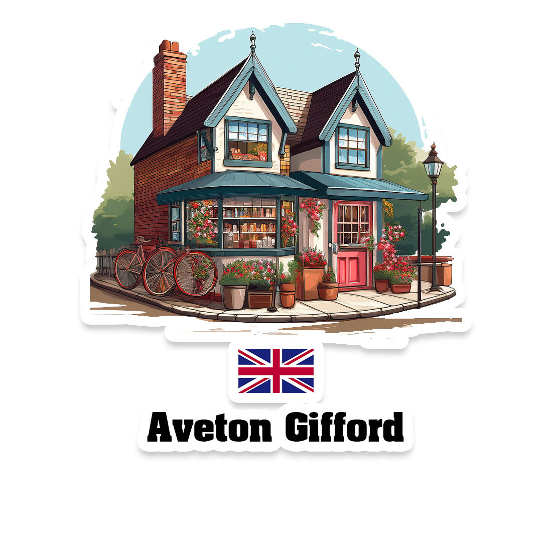Aveton Gifford Fridge Magnet