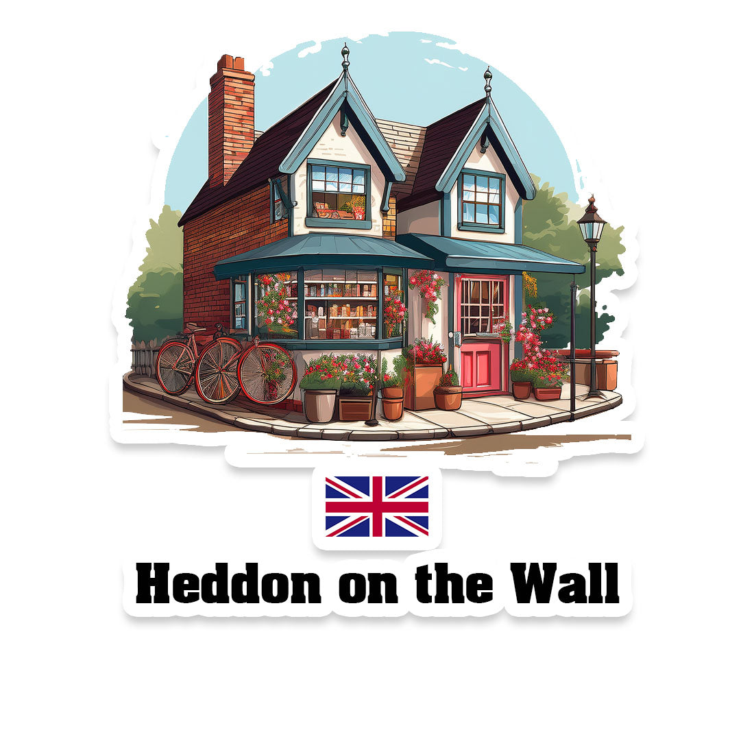 Heddon on the Wall Fridge Magnet