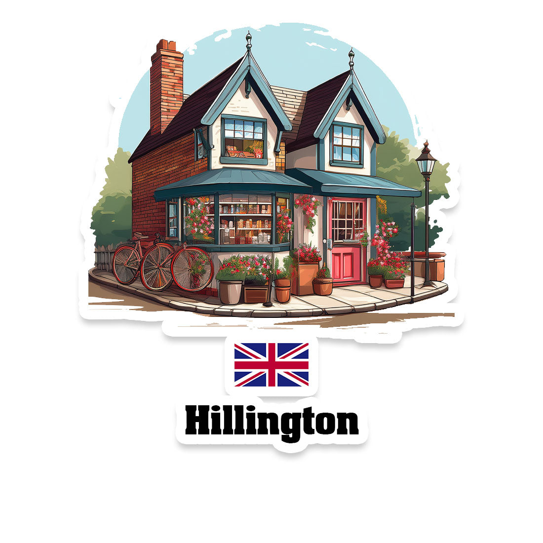 Hillington Fridge Magnet