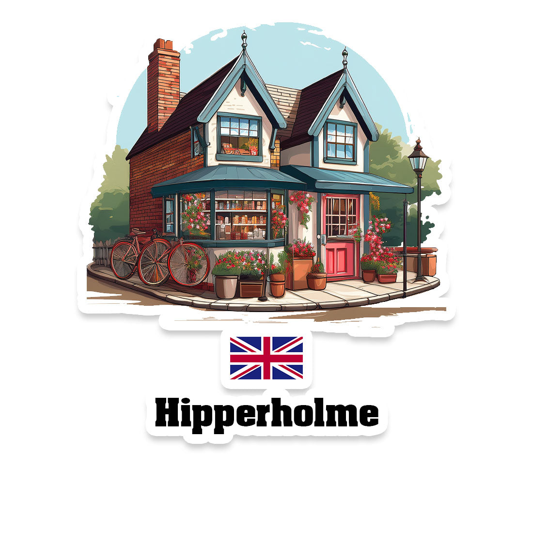 Hipperholme Fridge Magnet