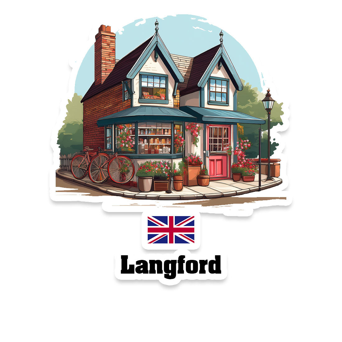 Langford Fridge Magnet