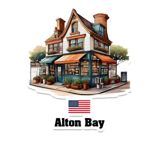 Alton Bay Fridge Magnet