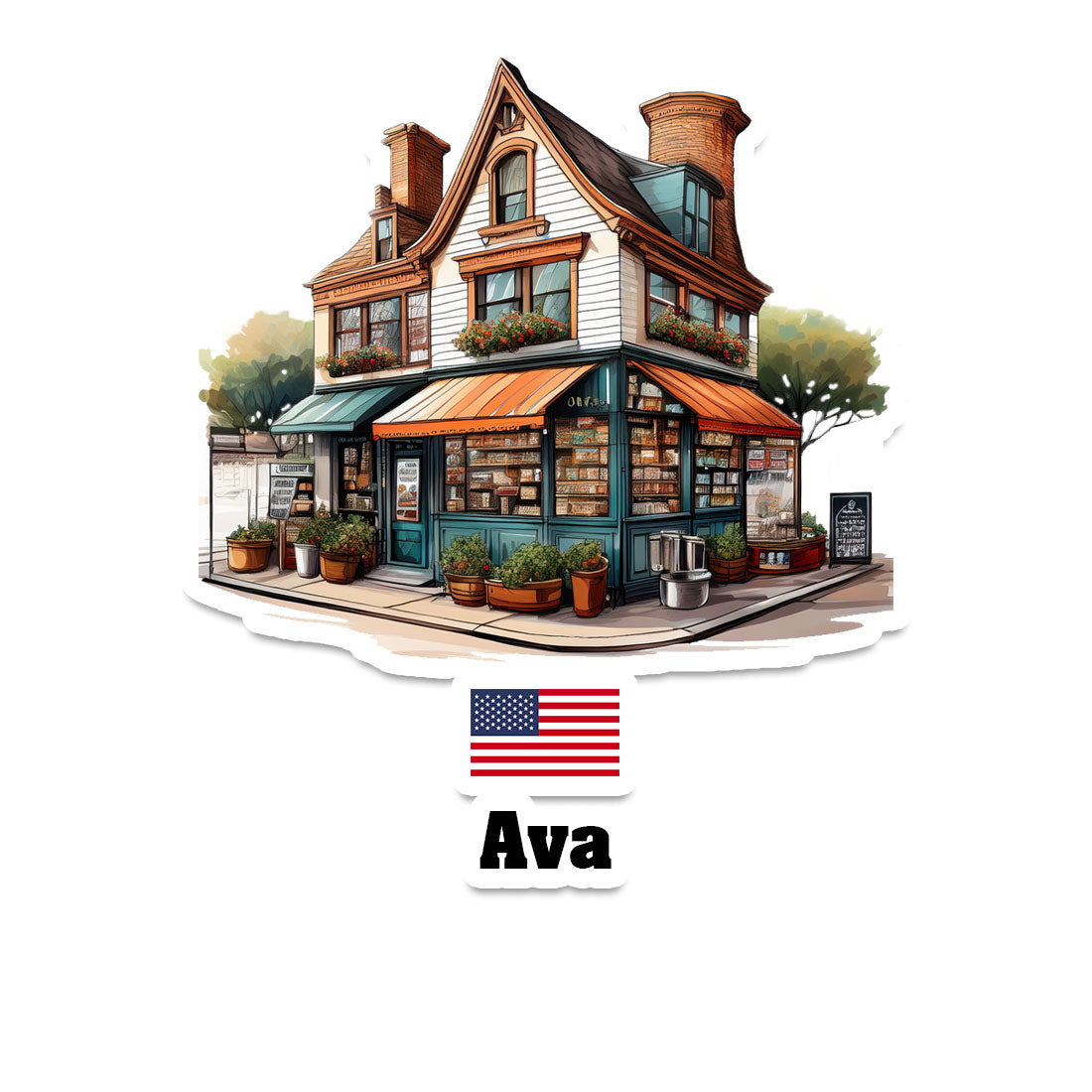 Ava Fridge Magnet