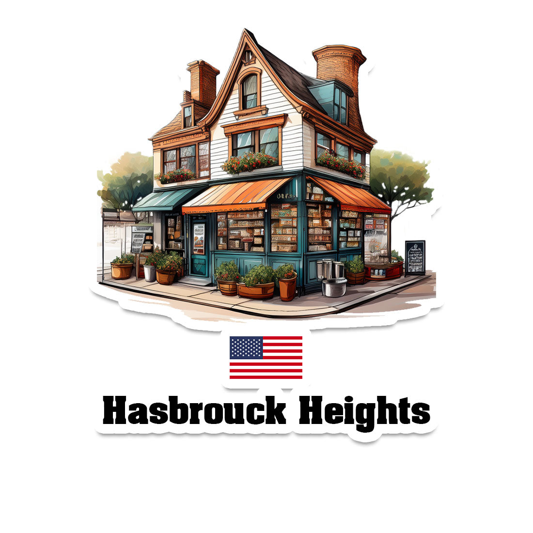 Hasbrouck Heights Fridge Magnet