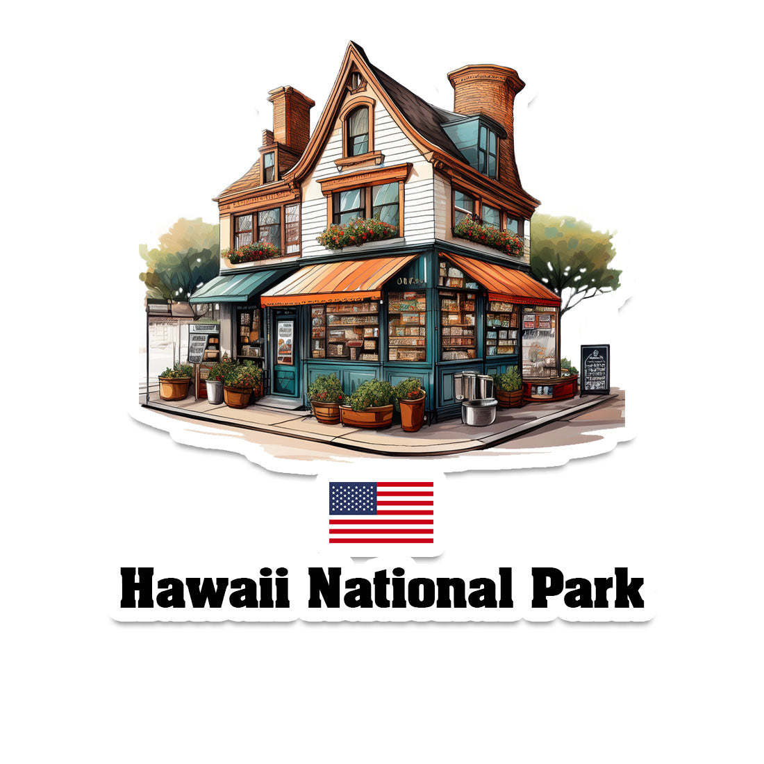 Hawaii National Park Fridge Magnet
