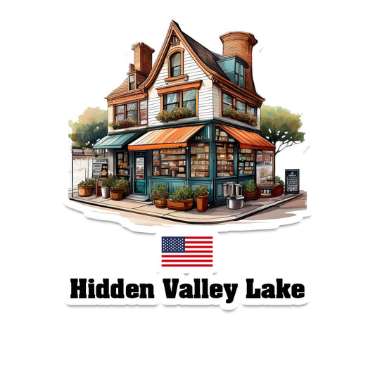 Hidden Valley Lake Fridge Magnet