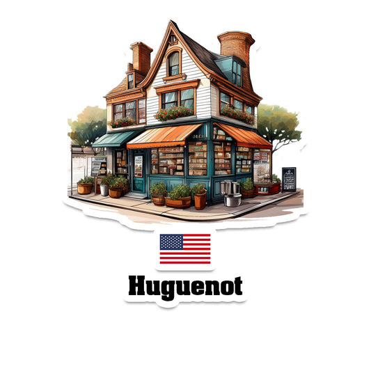 Huguenot Fridge Magnet