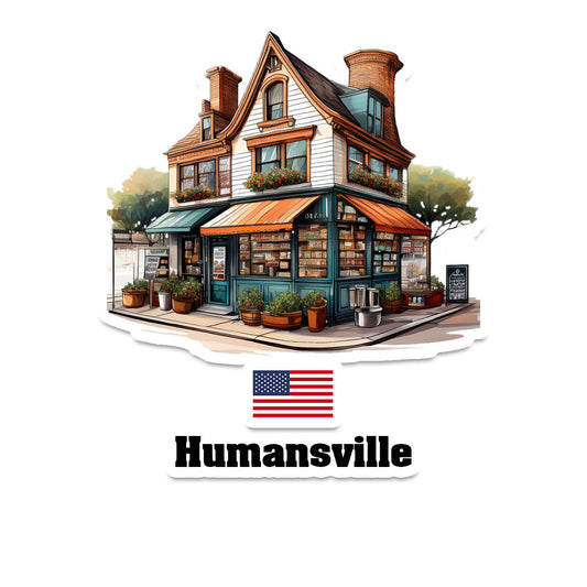 Humansville Fridge Magnet