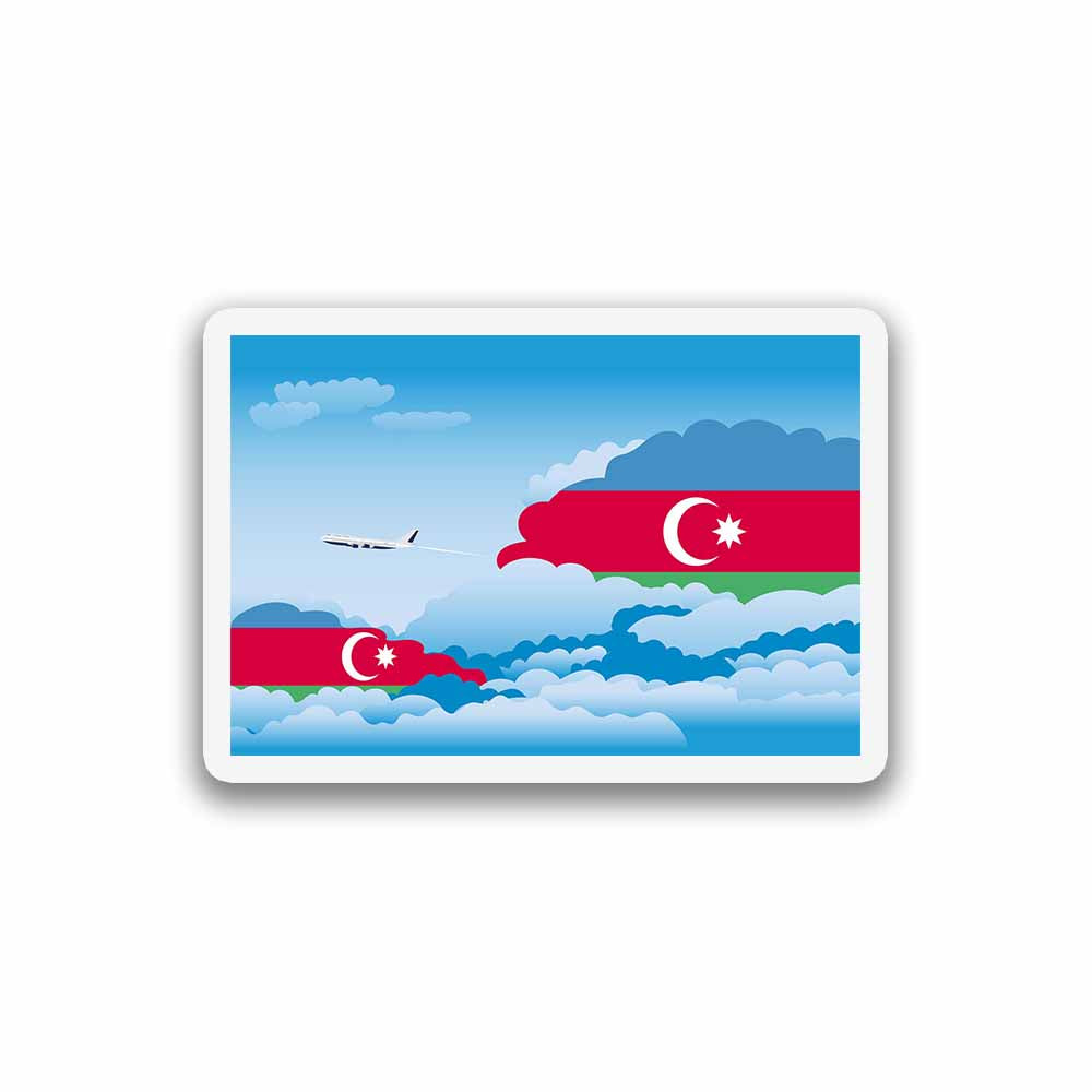 Azerbaijan Day Clouds Fridge Magnet