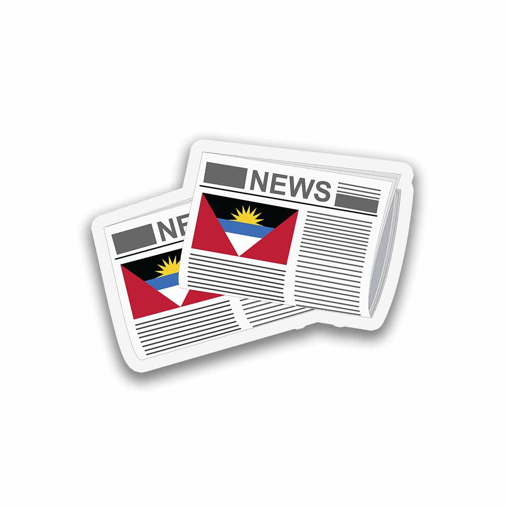 Antigua and Barbuda Newspapers Fridge Magnet