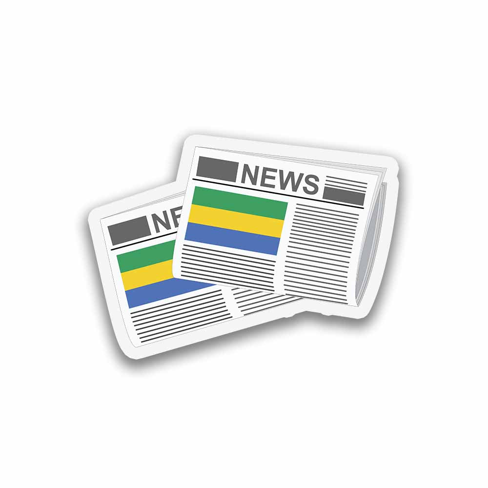 Gabon Newspapers Magnet