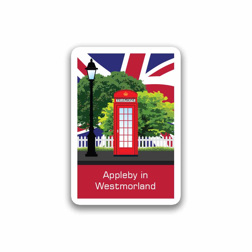 Appleby in Westmorland Red Telephone Fridge Magnet
