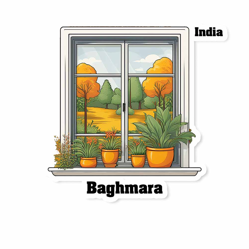 Baghmara Fridge Magnet