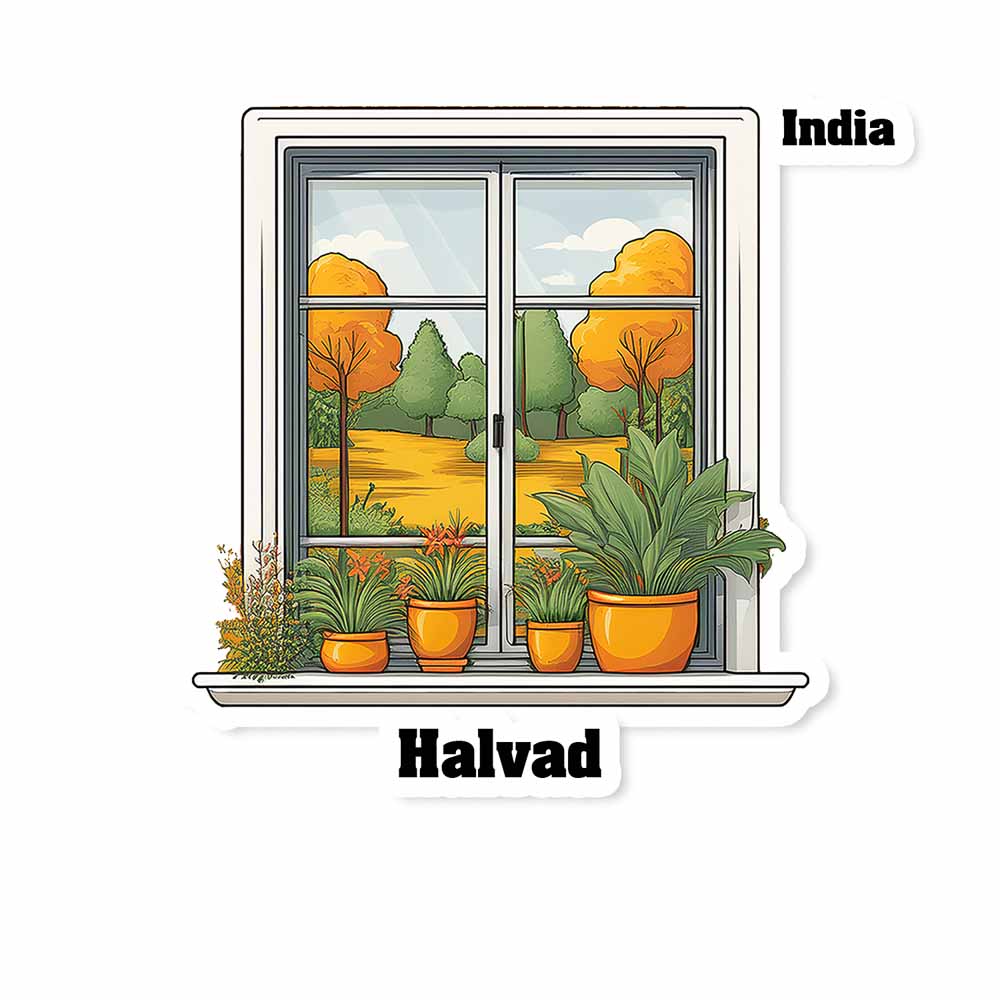 Halvad Fridge Magnet