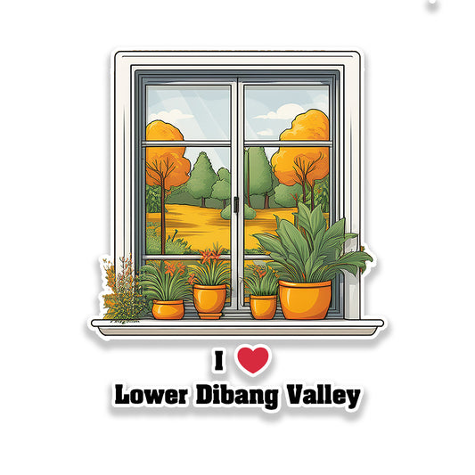 Lower Dibang Valley Fridge Magnet