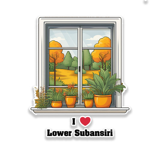 Lower Subansiri Fridge Magnet