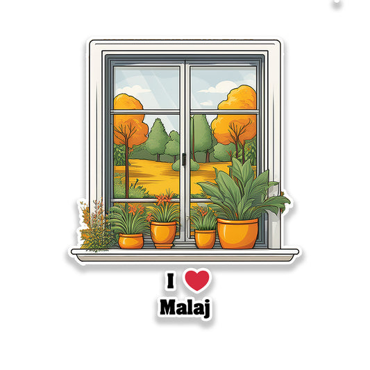 Malaj Fridge Magnet