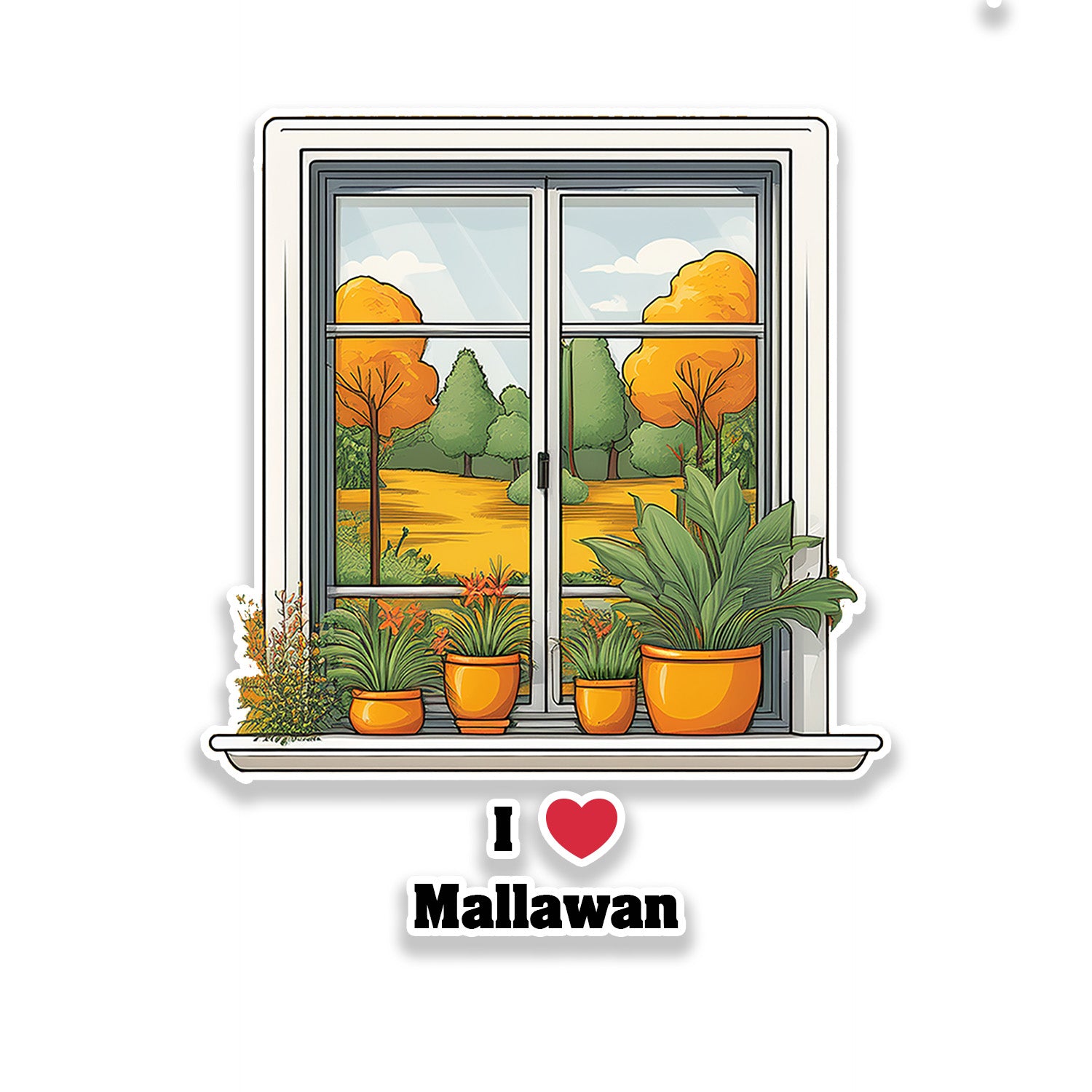 Mallawan Fridge Magnet
