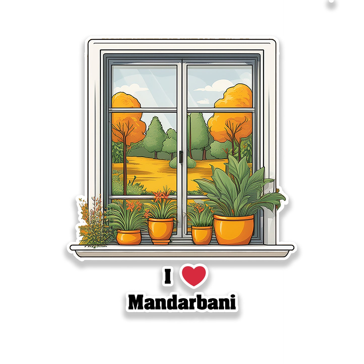 Mandarbani Fridge Magnet