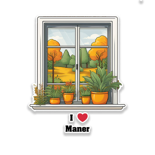 Maner Fridge Magnet