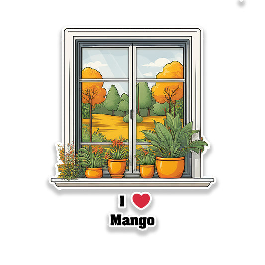 Mango Fridge Magnet