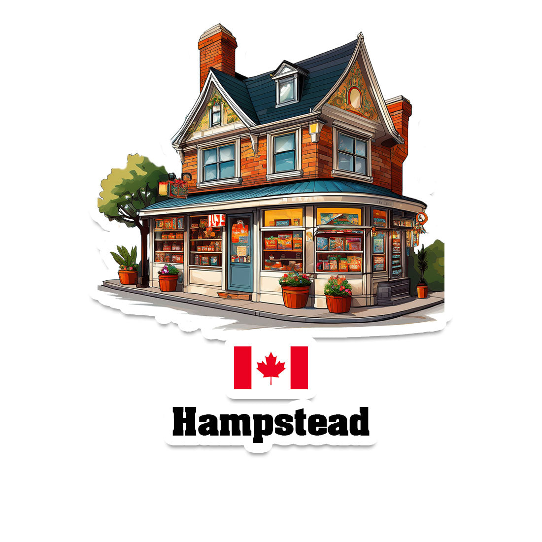 Hampstead Fridge Magnet