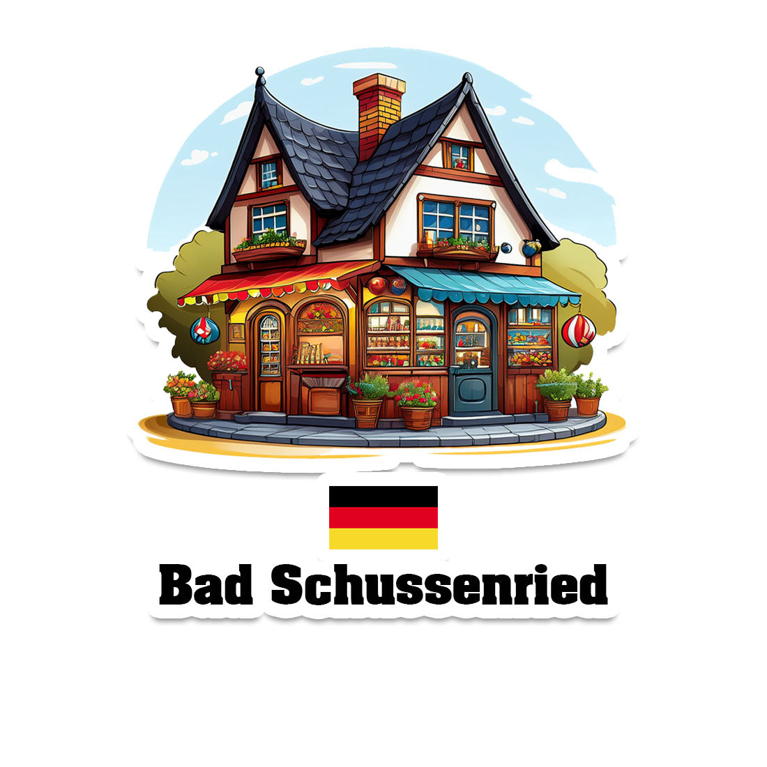 Bad Schussenried Fridge Magnet