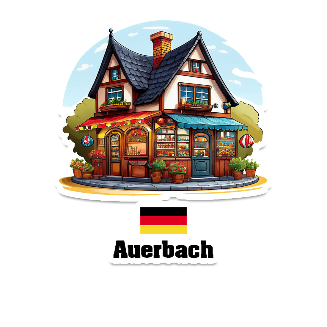 Auerbach Fridge Magnet