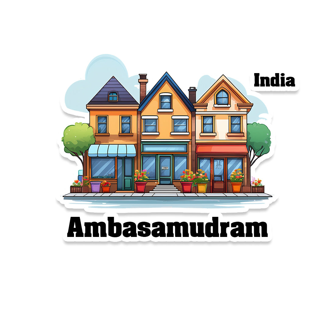 Ambasamudram Fridge Magnet