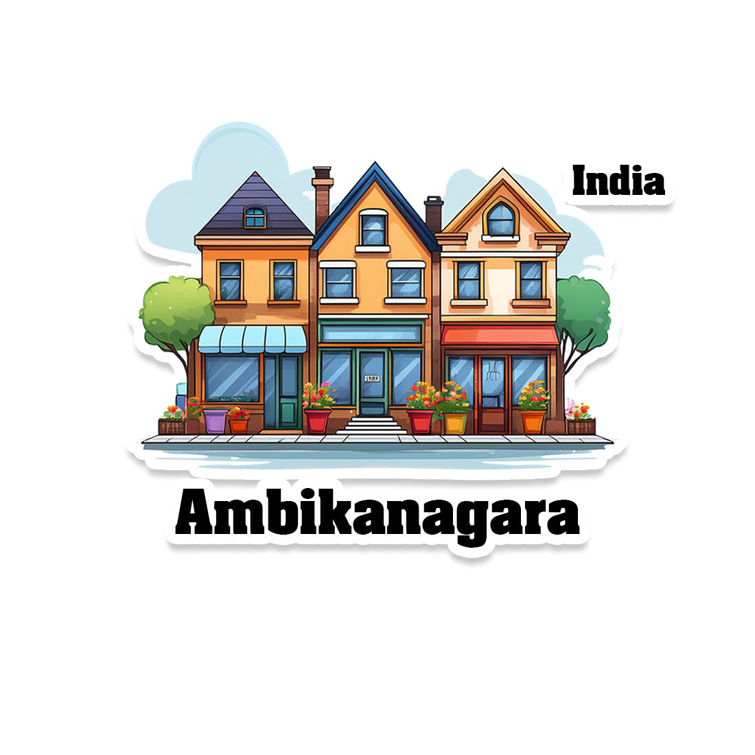 Ambikanagara Fridge Magnet
