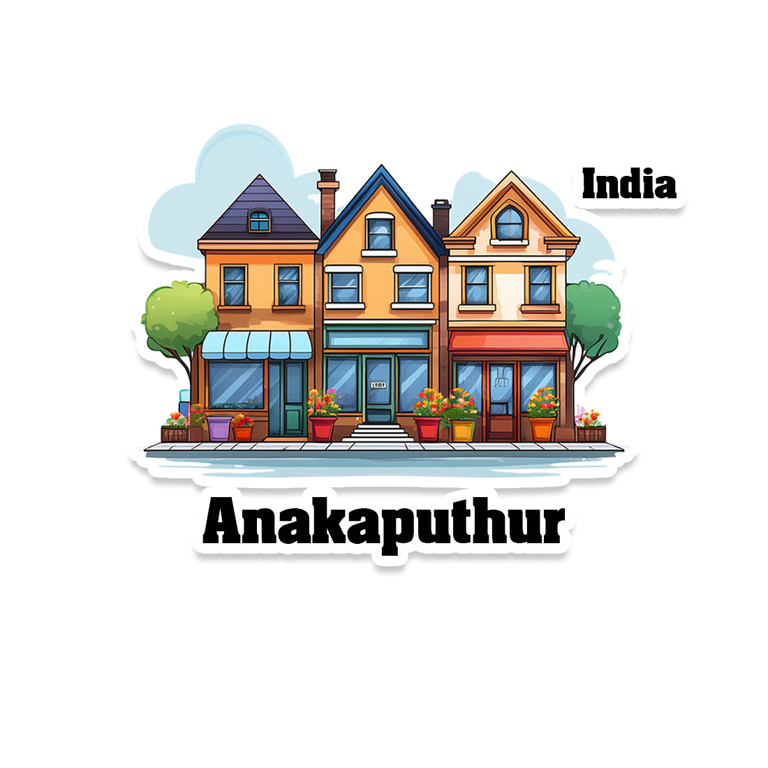 Anakaputhur Fridge Magnet
