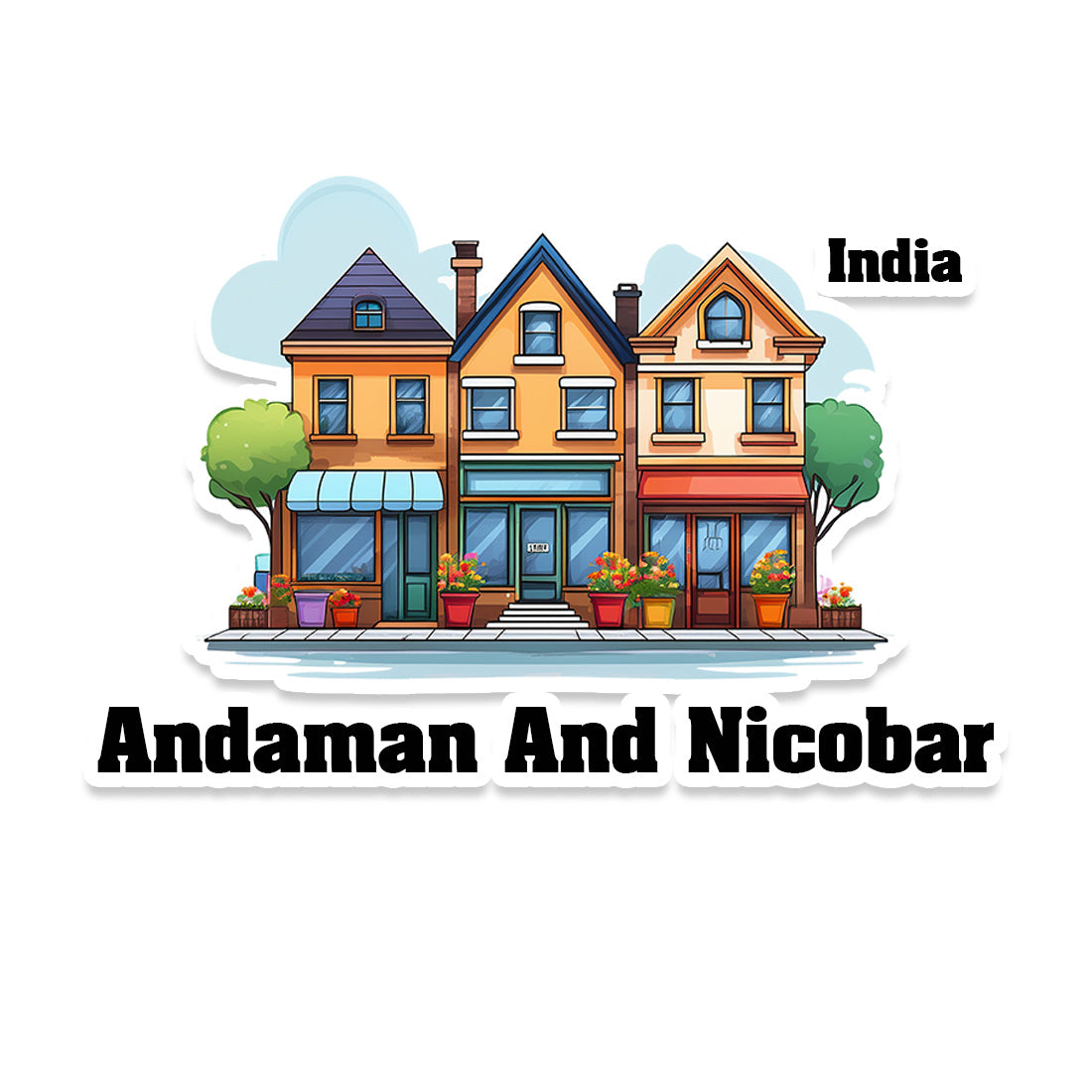 Andaman Fridge Magnet