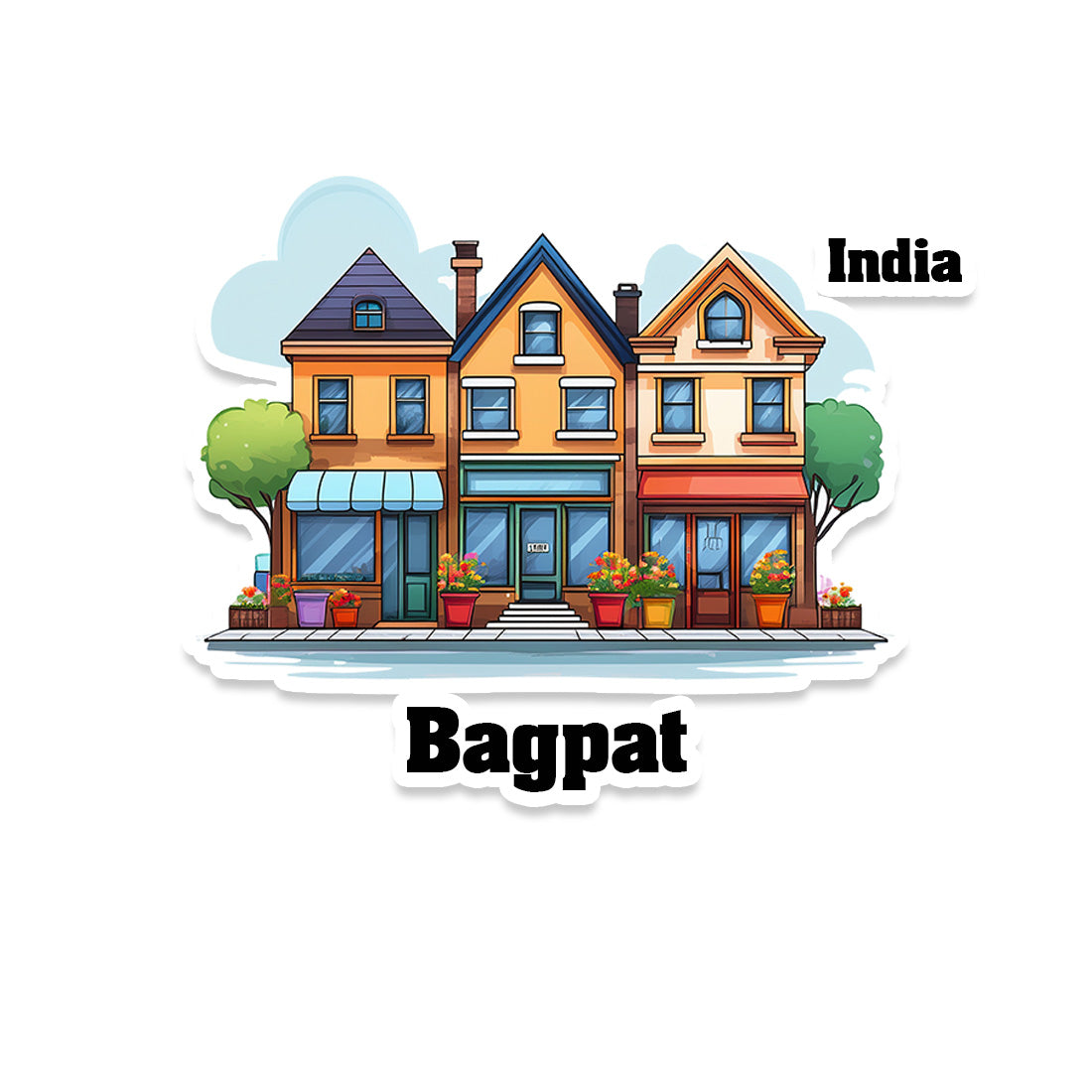 Bagpat Fridge Magnet