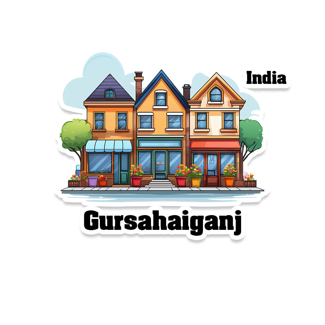 Gursahaiganj Fridge Magnet