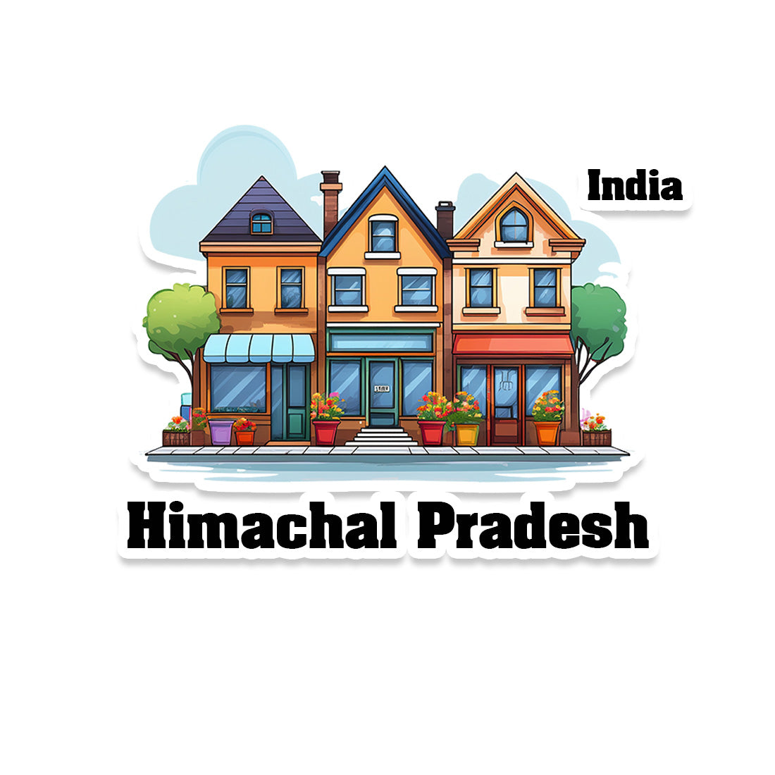 Himachal Fridge Magnet